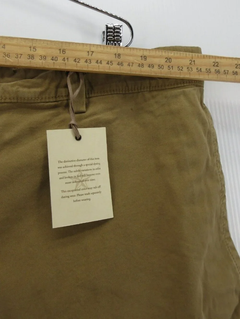 Banana Republic Shorts 44 Garment Dye Relaxed Fit Chino Heritage NEW